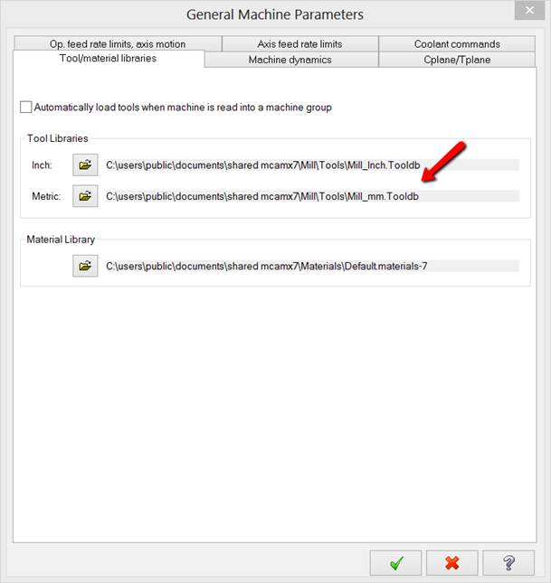 Tool Libraries Path Tool Libraries Path