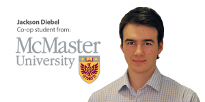 Jackson Diebel, Co-op student from McMaster University