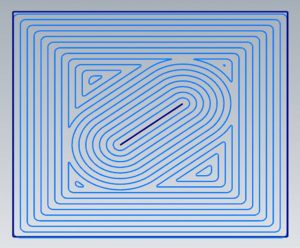Mastercam optimisé pour l'usinage de pétoncles égaux - Stratégie fermée