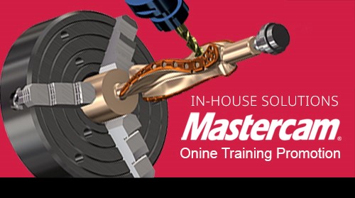 Promotion de la formation en ligne In-House Solutions/Mastercam