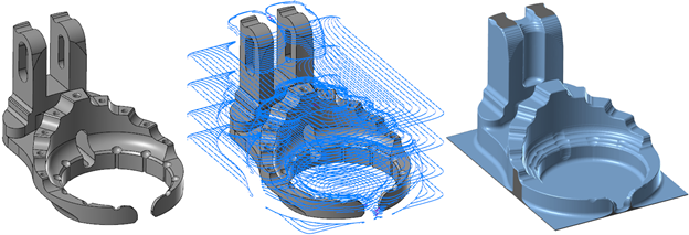 Exemple de rendu Mastercam 2022